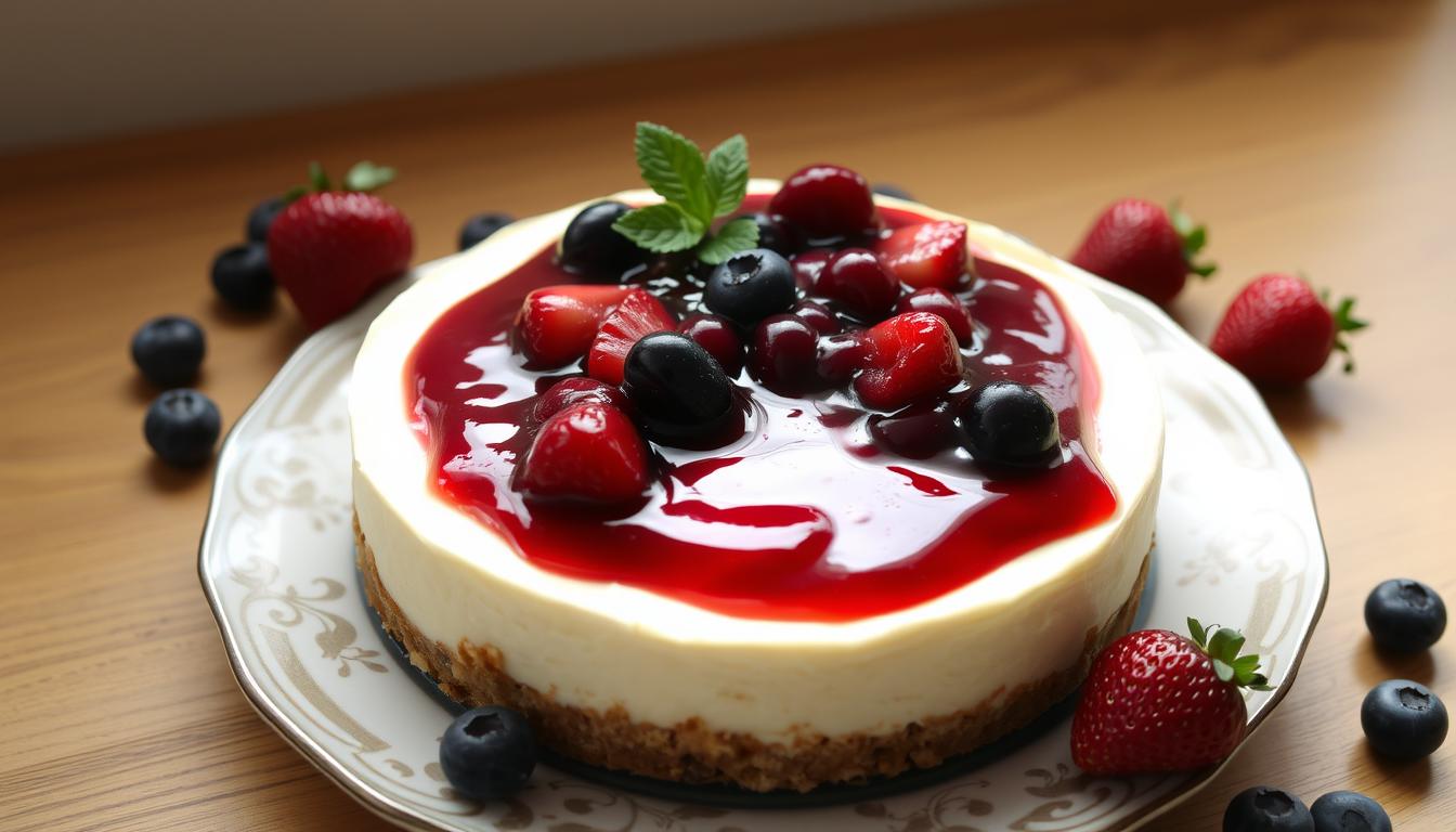 Cheesecake sin horno