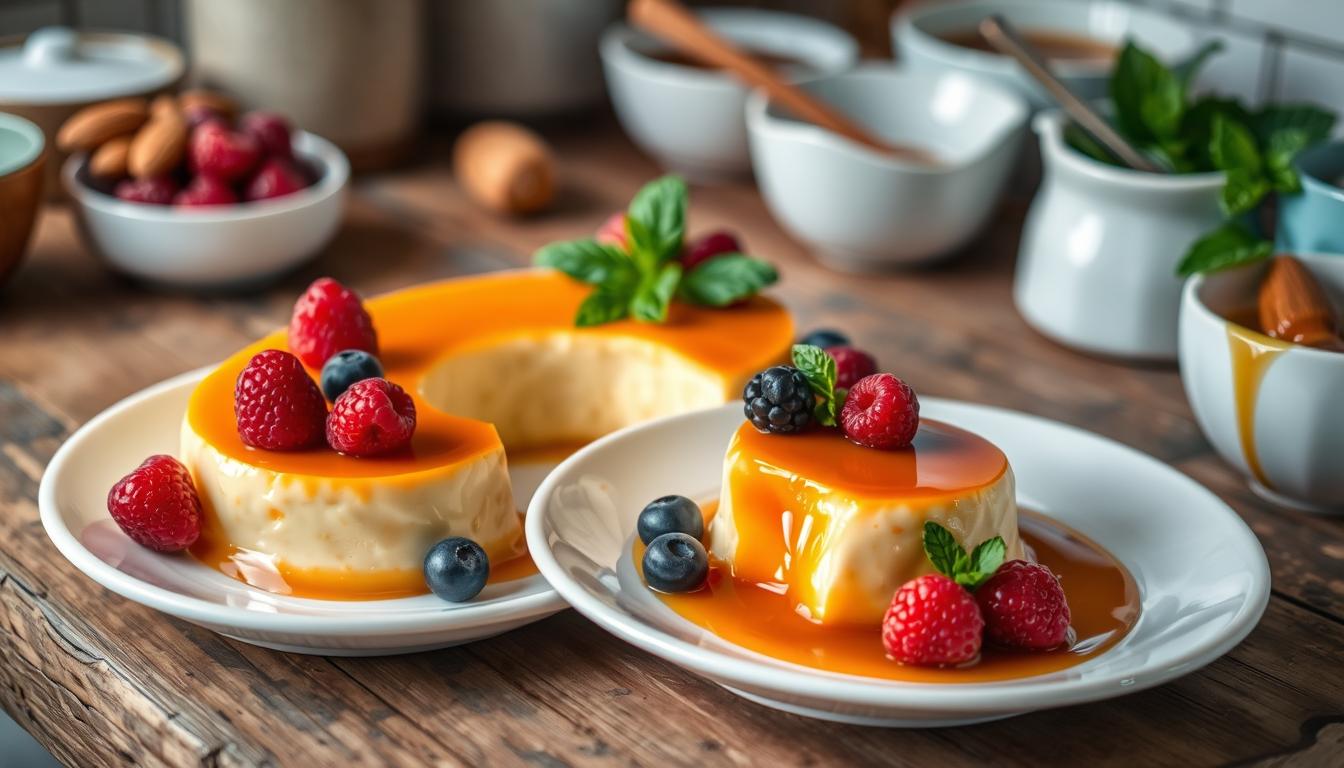 Receta de flan saludable