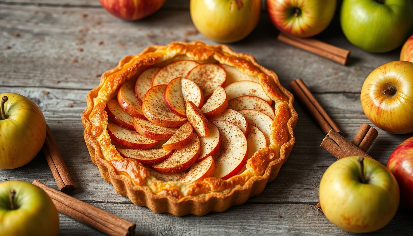 Tarta de manzana saludable