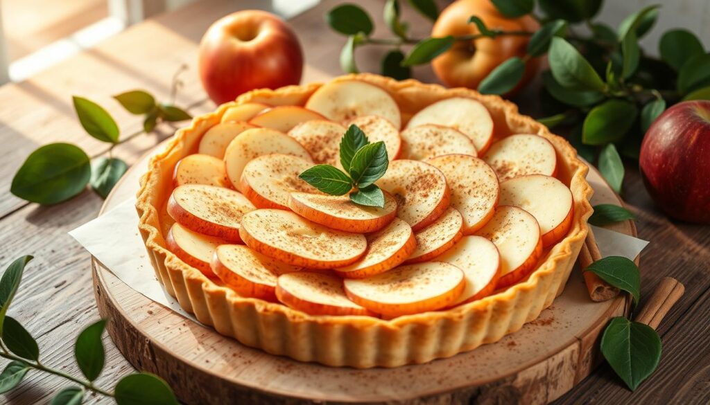 tarta de manzana vegano